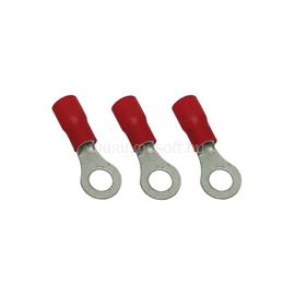TRACON PSZ4 8x4.3 mm 100 db Szigetelt piros szemes saru TRACON_PSZ4 small