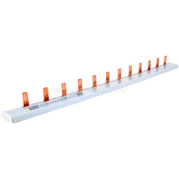 TRACON TFSS-1 csapos kivitelű max.63A/ 230/400VAC/1P/ 56modul/ 1m soroló sín