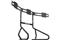 TRAK RACER Szimulátor kiegészítő - Large Freestanding Triple Monitor Stand - 30