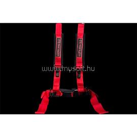 TRAK RACER Szimulátor kiegészítő - Performance Simulation 4-Point Harness (Red) TR-SBELT-R small