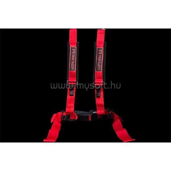 TRAK RACER Szimulátor kiegészítő - Performance Simulation 4-Point Harness (Red)