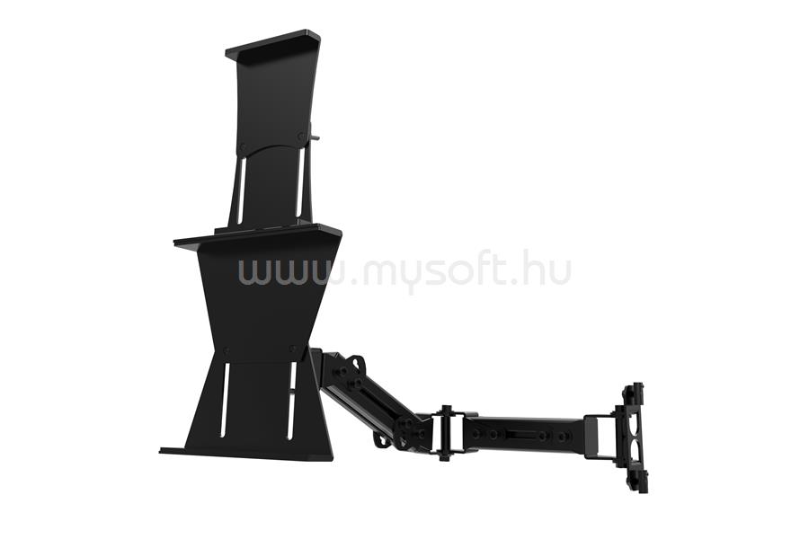 TRAK RACER Szimulátor kiegészítő - Tablet and Button Box Holder Upgrade Kit v3 (Black)