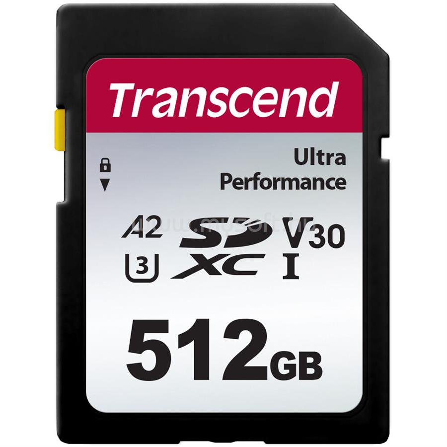 TRANSCEND 512GB SDXC CARD UHS-I U3 A2 ULTRA PERFORMANCE