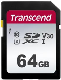 TRANSCEND 64GB UHS-I U3 SDXC CARD TLC TS64GSDC300S small