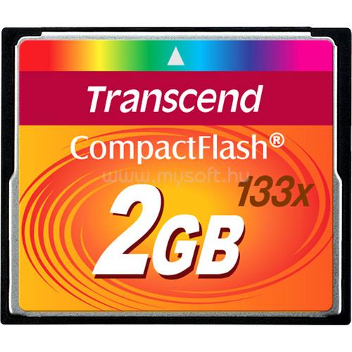 TRANSCEND COMPACT FLASH CARD 2GB MLC 133X