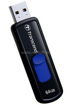 TRANSCEND JETFLASH 760 64GB USB 3.0 CAPLESS DESIGN BLACK/BLUE