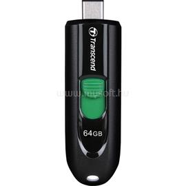TRANSCEND JetFlash 790C USB3.2 TYPE-C 64GB pendrive (fekete) TS64GJF790C small