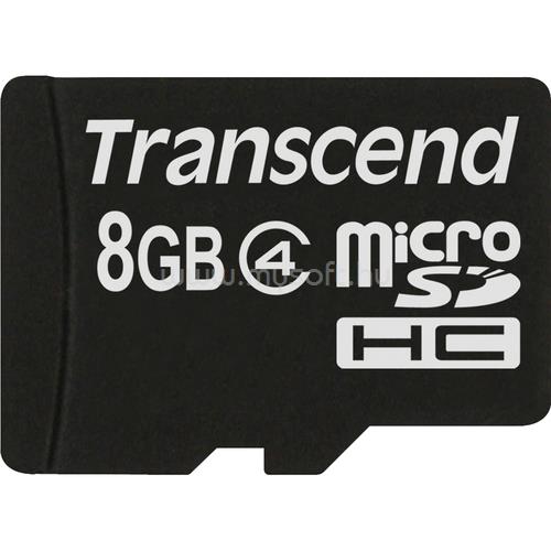 TRANSCEND SDHC CARD MICRO 8GB CLASS 4
