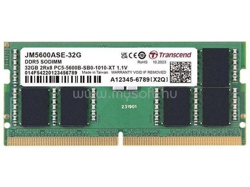 TRANSCEND SODIMM memória 32GB DDR5 5600MHz CL46