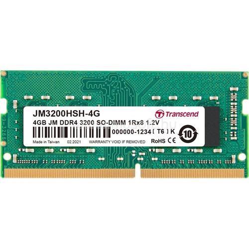 TRANSCEND SODIMM memória 4GB DDR4 3200MHz CL22