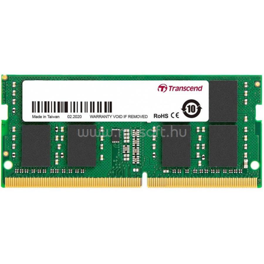 TRANSCEND SODIMM memória 8GB DDR4 3200MHz CL22