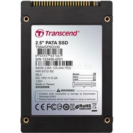 TRANSCEND SSD 64GB 2.5" IDE PSD330 TS64GPSD330 small