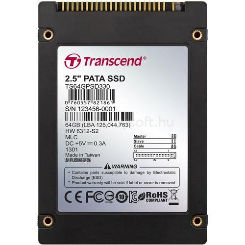 TRANSCEND SSD 64GB 2.5" IDE PSD330