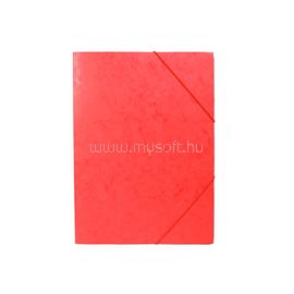 TREND Gumis mappa A4, prespán jellegű karton 350g. piros TREND_43337 small