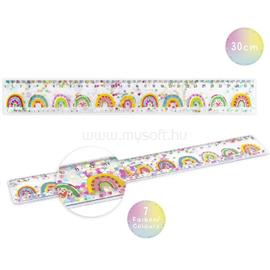 TRENDHAUS Good Feelings 30cm csillámos vonalzó P0011-0015 small