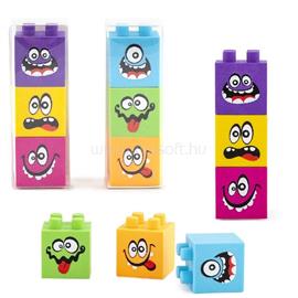 TRENDHAUS Little Monster 3db-os emeletes torony radír P0017-0042 small