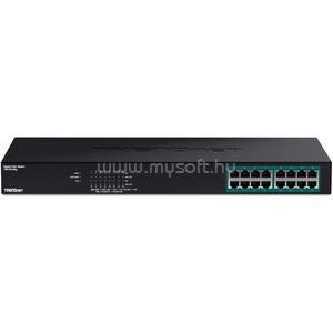 TRENDNET TPE-TG160G 16 portos rackbe szerelhető Gigabit nem menedzselhető Switch