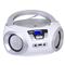 TREVI CMP 544BT hordozható Bluetooth/FM/USB/AUX/CD boombox (fehér) CMP_544BT small