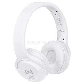 TREVI DJ 601 M mikrofonos sztereó fejhallgató (fehér) DJ_601_M-W small