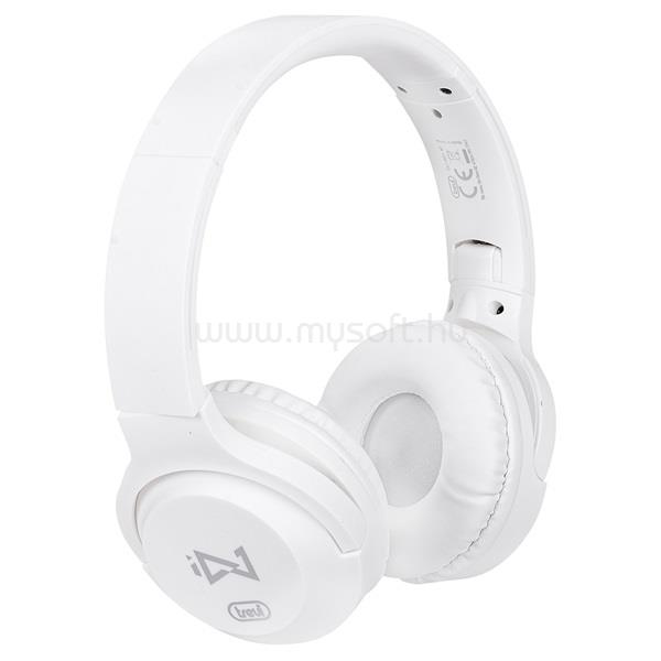 TREVI DJ 601 M mikrofonos sztereó fejhallgató (fehér)