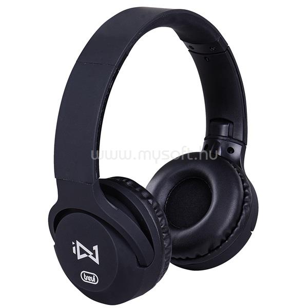 TREVI DJ 601 M mikrofonos sztereó fejhallgató (fekete)