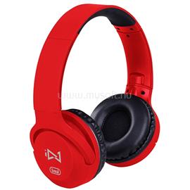 TREVI DJ 601 M mikrofonos sztereó fejhallgató (piros) DJ_601_M-R small