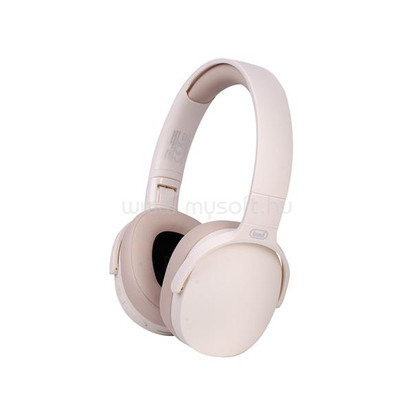 TREVI DJ12E45 BT Bluetooth fejhallgató (krém)