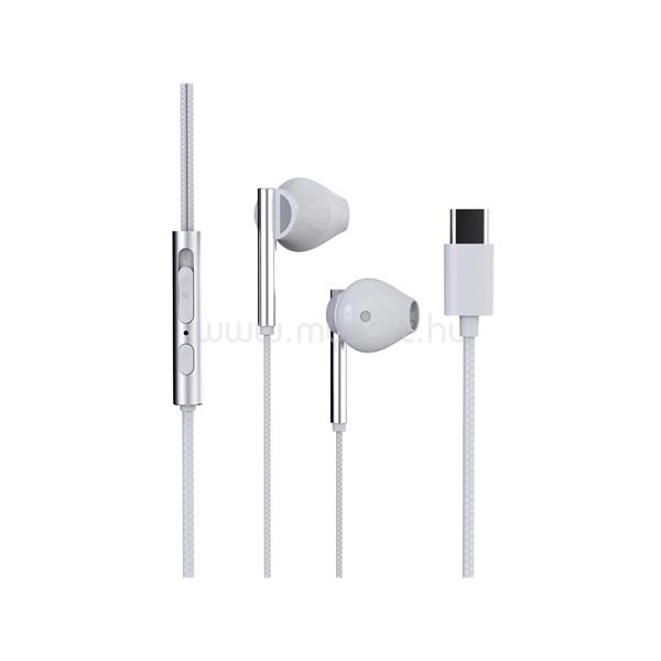 TREVI HMP 700C USB-C mikrofonos fülhallgató (fehér)