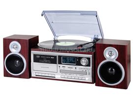 TREVI TT 1072 E retro bakelit lemezjátszó/Mini HiFi rendszer (sötét fa) TT_1072_E_WOOD small