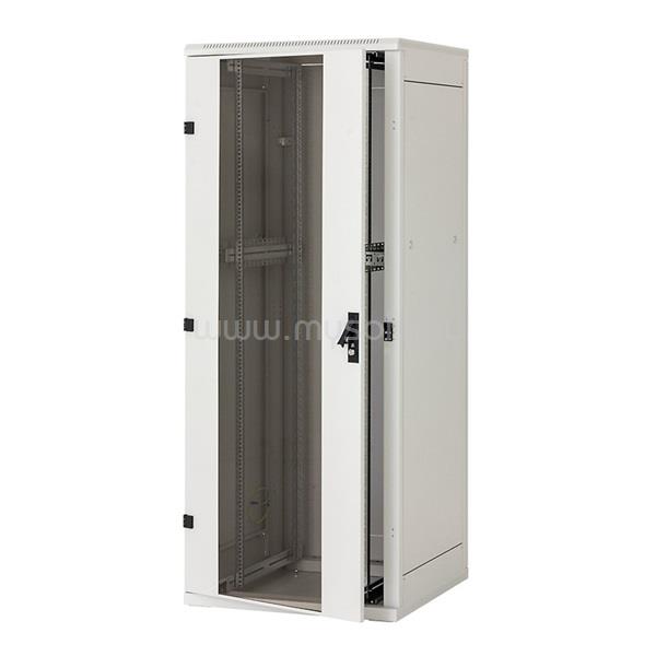 TRITON 19" 42U 800x1000 mm Biztonsági üvegajtóval, teherbírás 800kg, szürke álló rack szekrény