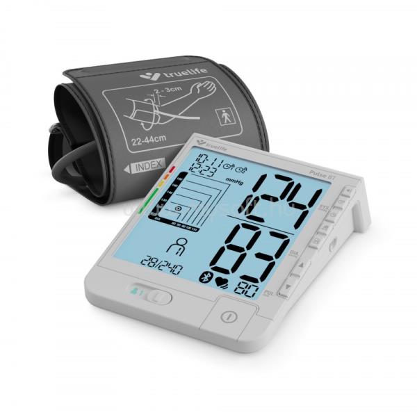 TRUELIFE Pulse BT Digitális, felkaros vérnyomásmérő, Bluetooth applikációval