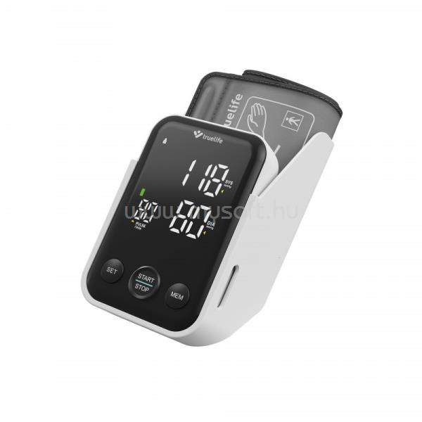 TRUELIFE Pulse V-Vsion Digitális, felkaros vérnyomásmérő, Asztali tartóval