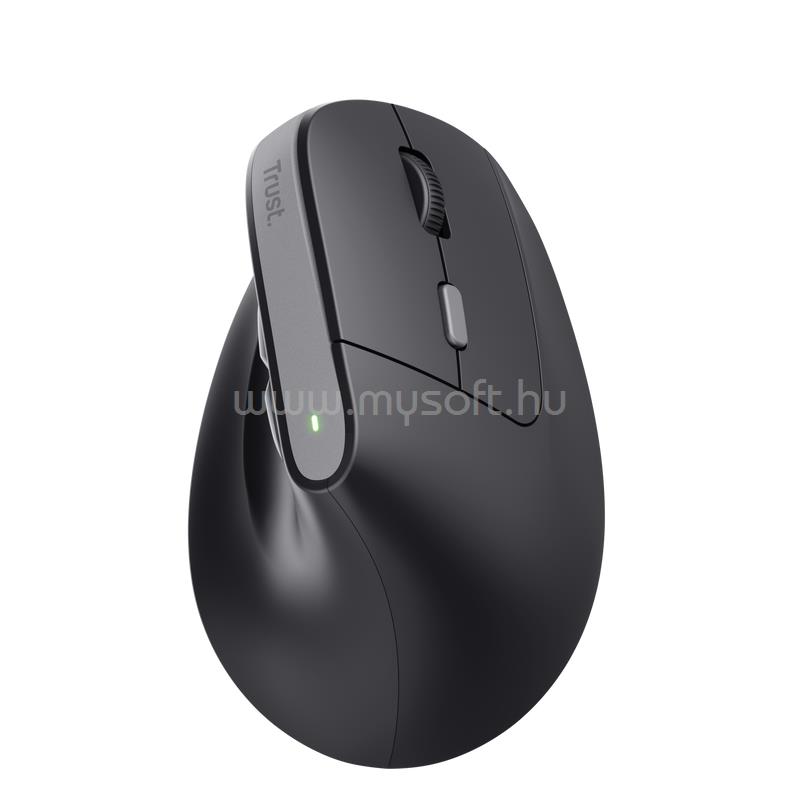 TRUST 25145 Bayo II Ergonomic vezeték nélküli egér (fekete)