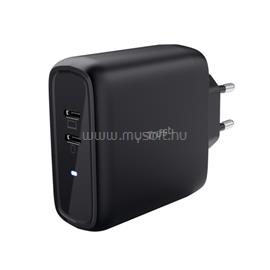 TRUST 25380 Maxo 65W 2P USB-C fekete töltő adapter TRUST_25380 small
