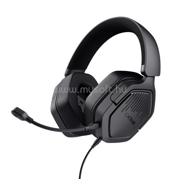 TRUST 25447 GXT 492 Carus vezetékes multiplatform gamer headset (fekete)
