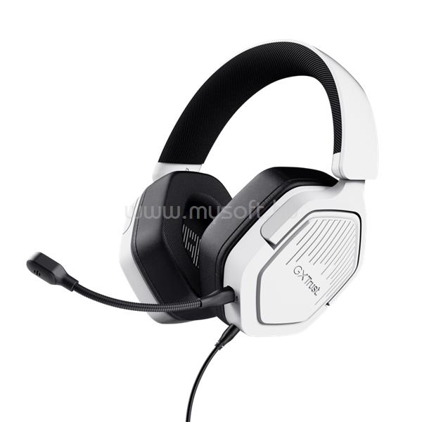 TRUST 25448 GXT 492 Carus vezetékes multiplatform gamer headset (fehér)