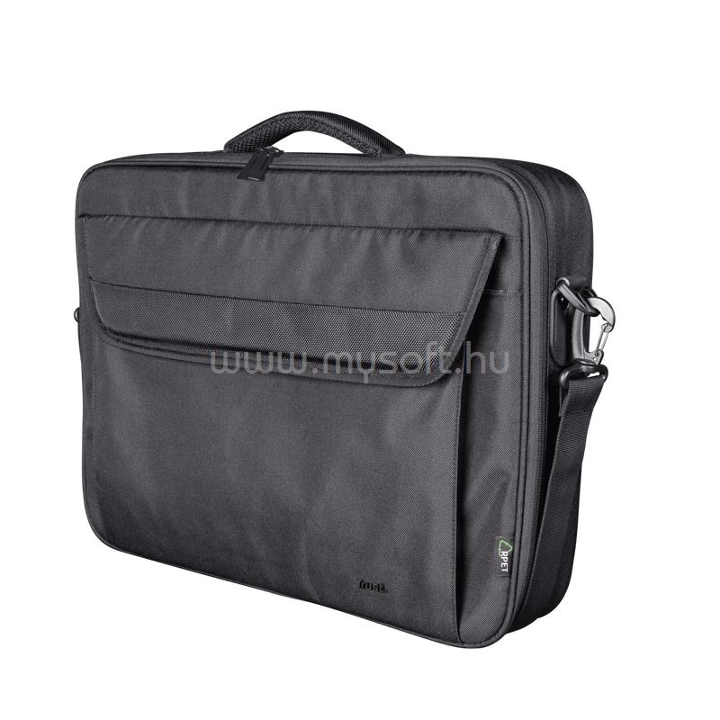 TRUST Atlanta Recycled Bag for 15.6" laptops notebook tárksa (fekete)