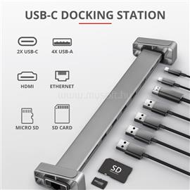 TRUST Dalyx USB-C 10 in 1 multiport dokkoló TRUST_23417 small