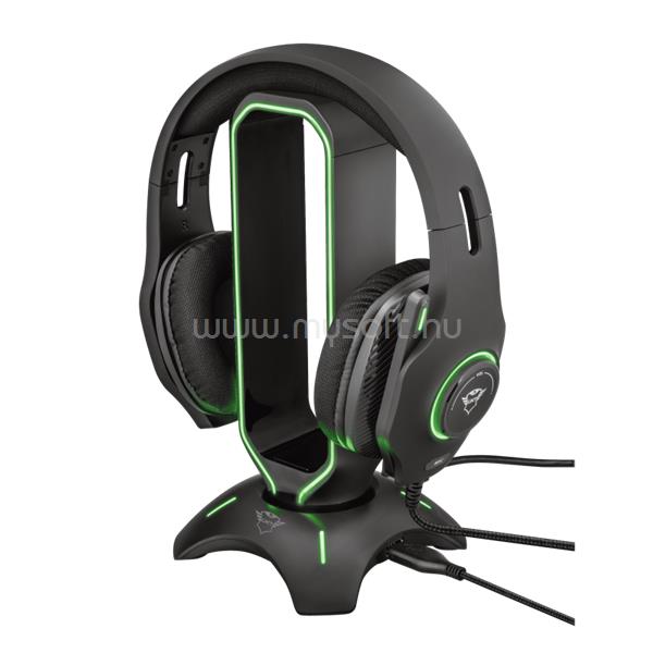 TRUST Fejhallgató állvány - GXT 265 Cintar RGB (fekete)