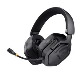 TRUST Fejhallgató Vezeték nélküli - GXT493 Carus (Bluetooth + 2,4GHz; nagy-párnás; 3,5mm + USB-C; mikrofon; fekete) TRUST_25491 small