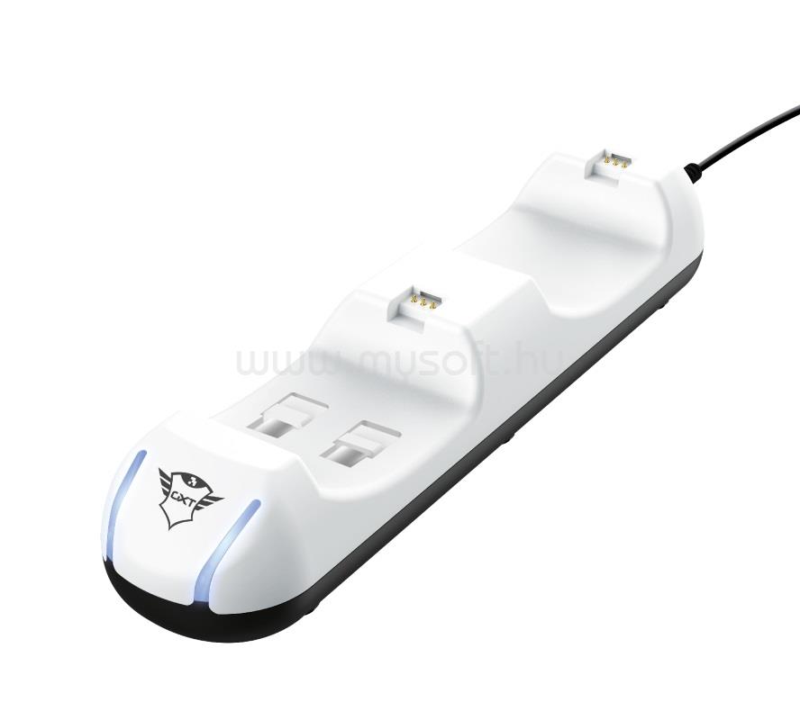 TRUST Gamepad töltő - GXT 251 Duo (dokkoló 2x PS5 kontroller töltéséhez)