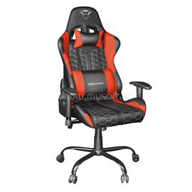 TRUST Gamer szék - GXT 708R (fekete-piros; állítható dőlés/magasság; kartámasz; PU+szövet; max.150kg-ig) TRUST_24217 small