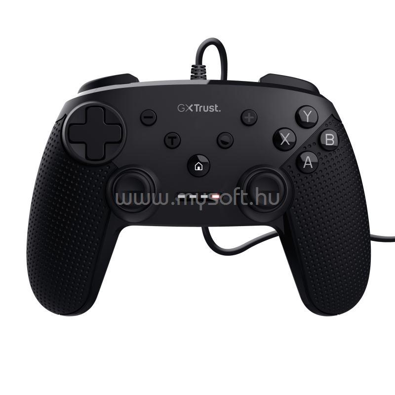 TRUST GXT 541 Muta gamepad (Playstation design; fekete; PC kompatibilis.)