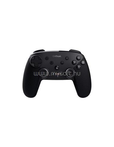 TRUST GXT 542 Muta vezeték nélküli gamepad (Playstation design; fekete; PC, switch, konzol kompatibilis.)