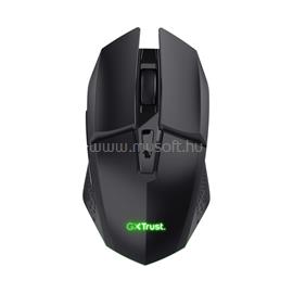 TRUST GXT112 Felox gamer vezeték nélküli egér + egérpad (optikai érzékelő; 800-4800DPI; 6 gomb; LED; Akku; fekete) TRUST_25070 small