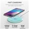 TRUST Gyors vezeték nélküli töltő 23865, Qylo Fast Wireless Charging Pad 7.5/10W - turquoise TRUST_23865 small