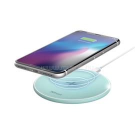 TRUST Gyors vezeték nélküli töltő 23865, Qylo Fast Wireless Charging Pad 7.5/10W - turquoise TRUST_23865 small