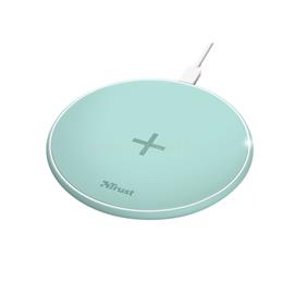 TRUST Gyors vezeték nélküli töltő 23865, Qylo Fast Wireless Charging Pad 7.5/10W - turquoise TRUST_23865 small