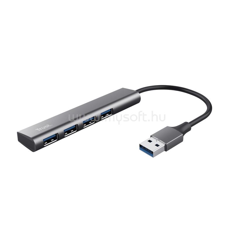 TRUST Halyx USB Hub (USB; 4port USB3.2; aluminium)