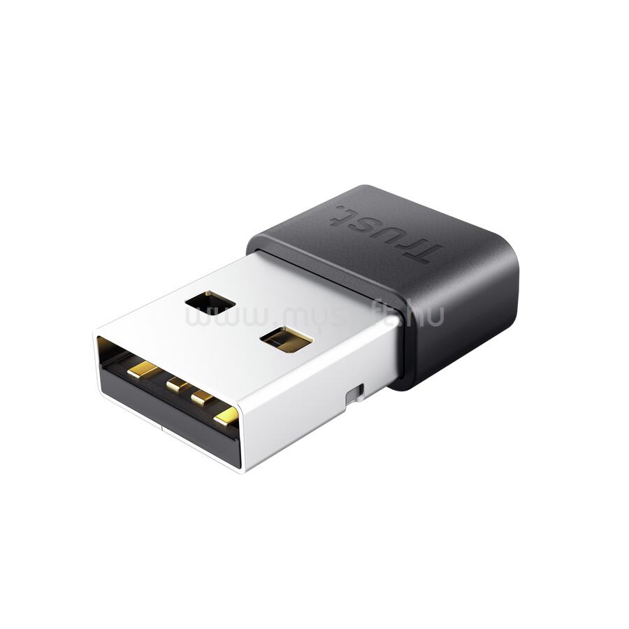 TRUST Myna Bluetooth adapter (BluetoothR 5.4; micro méret; USB; fekete)